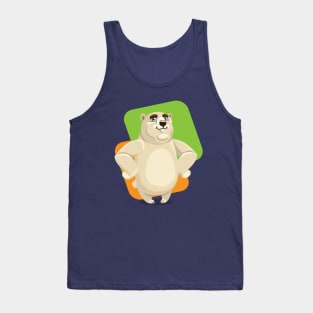 Majestic Polar Bear Standing Tank Top